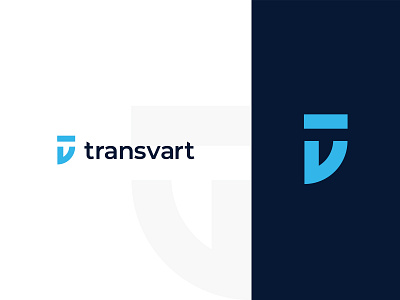 Logo for Transvart brand branding identity illustrator logo uiux vector visual