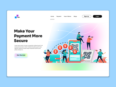 Landing Page Design for FinTech