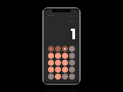 #dailyui #004 - Calculator - 004 calculator dailyui