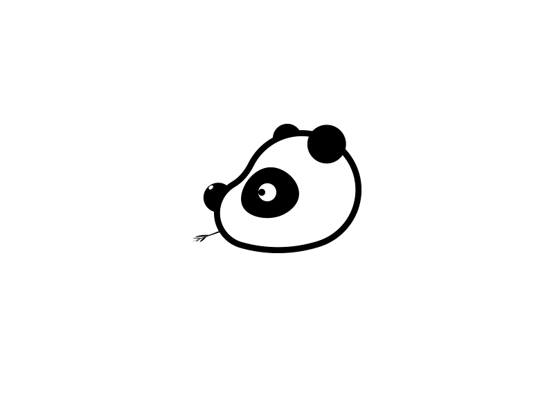 Logo Day 3 - Panda dailylogo dailylogochallange logodesign