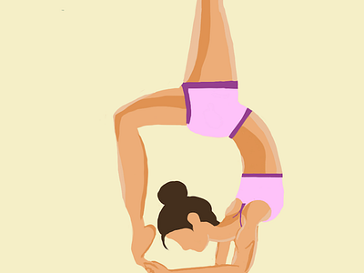 Social Media Content Yoga Brand, Briohny Smyth asana illustration meditation pastel yoga yogi