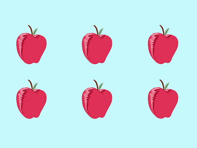 Apples To Apples apple apples bright graphic design graphic design logo health illustration illustrator nutrition poster wellness