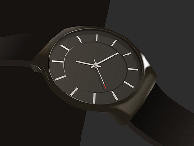 Nice Watch dark theme vectober vector watch
