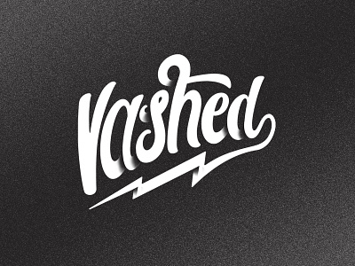 Lettering - Vashed brand calligraphy hand drawn hand lettering lettering lettering art lettering design lettering logo logo logotype type