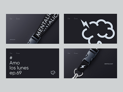 Mentalicast - Brand Style A.02 branding concept design layout logo