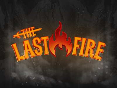 The Last Fire 3d branding design illustration logo