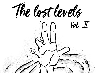 The Lost Levels Vol.2 Album design digital drawing illustration music album music art