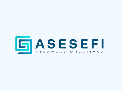 ASESEFI Logo economics finance finance logo logo typography