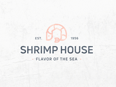 SHRIMP HOUSE brand branding design flatdesign graphic design house house logo illustration logo luxury brand luxury branding luxury design luxury logo minimalist restaurant restaurant branding restaurant logo shrimp shrimp logo