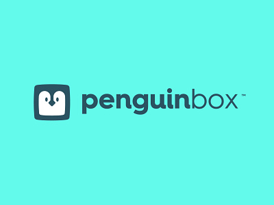penguinbox 99designs box box logo brand branding cartoon cartoon logo design graphic design logo logo design logomaker logomark mark nature nature logo penguin logo penguins vector
