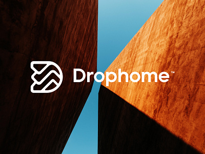 drophome™ brand brand design design graphic design home icon illustration logo logo design logo mark logotype modern photography simple symbol top typography ui ux vask
