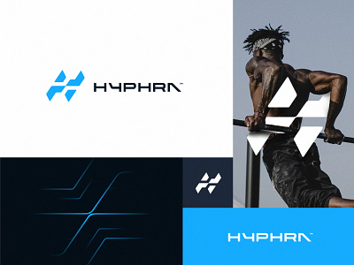 HYPHRA™ brand brand design fitness graphic design icon logo mark logotype modern photography simple sport top typography ui ux vask