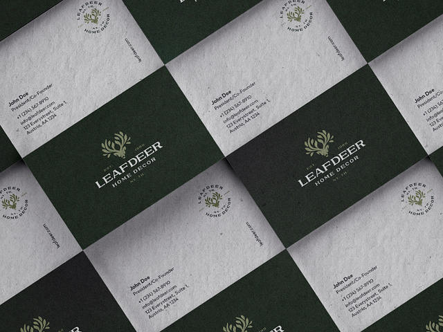 Leafdeer®️ Brand identity by VASK®️ Studio on Dribbble