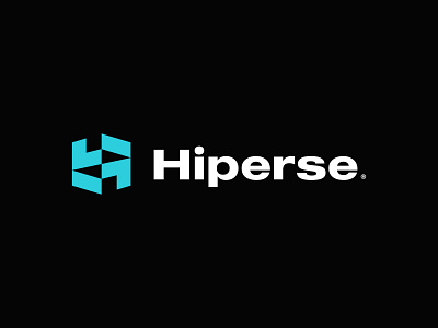 Hiperse® blue brand branding concept futuristic icon illustration letter h logo logo design logomark mark minimalist simple startup symbol vector