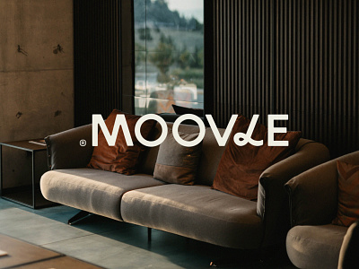 Moovle® Logo design brand branding concept furniture illustration logo logo design logomark logotype luxury mark minimalist simple typo typography vector