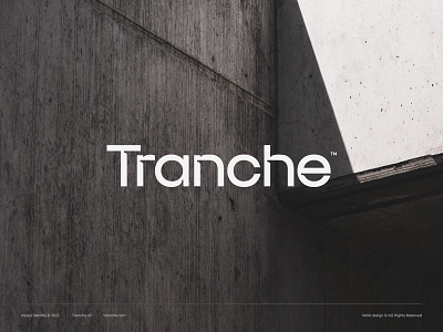 Tranche™ Brand identity brand branding concept illustration logo logo design logomark logotype mark minimal minimalist modern photography simple typo typography vector