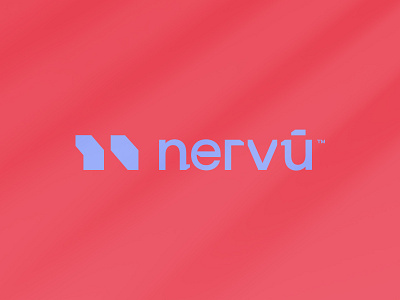 nervu™ Brand Identity brand brand identity branding clean clean logo color design lettermark logo logo design logo designer logomark logos logotype mark minimalist minimalistic logo monogram typo typography