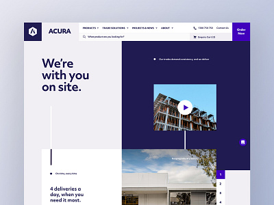 Acura Website custom design digital retail ui ux