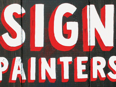 Sign Painters art design lettering signpainting