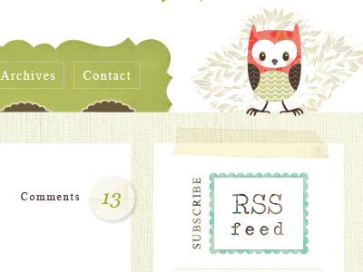 Photographers Blog cream green owl photos texture vintage