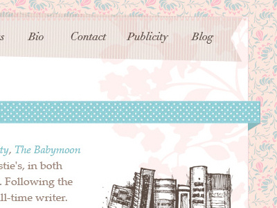 author website author feminine pattern website