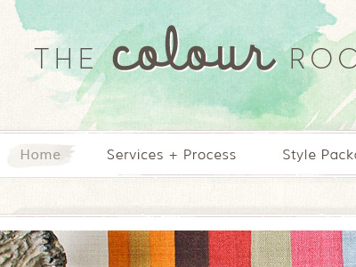 The Colour Room client colour design watercolour website