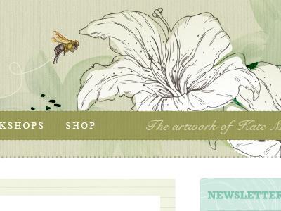 Artist's Blog Design artist blog flower nature