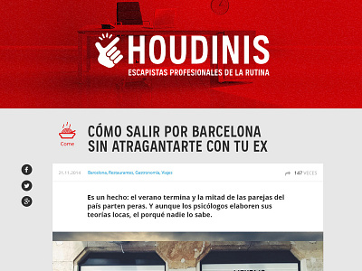 Houdinis Magazine article atrapalo blog food magazine travel