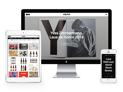 Graphic Designers Association of Spain black and white design graphic design ui website