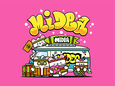 Midea Family 's illustration extension