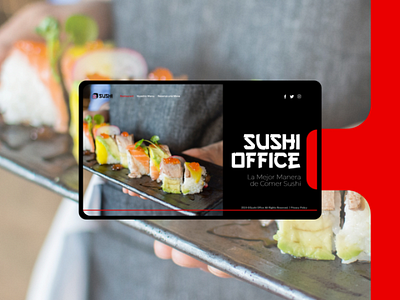 Sushi Office - Web Ui Home graphic design sushi ui sushi ux ui ui design user experience user interface ux ux design web design web ui web ux