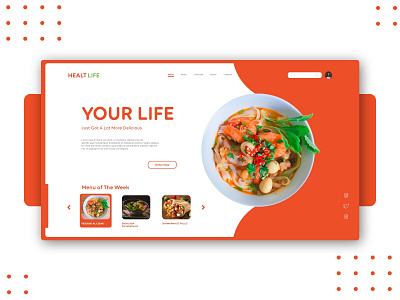 SmartHealt cook cooking design designs flat flat design interface restaurant ui ui design user interface ux web design