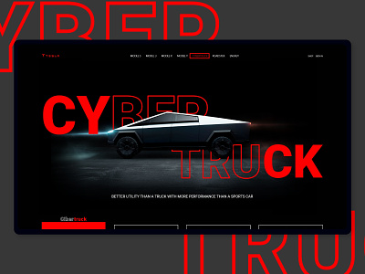 CyberTruck 1 agencies agency automobile automotive cybertruck design fullscreen futuristic hud interface scifi tesla ui ui design ux web web design