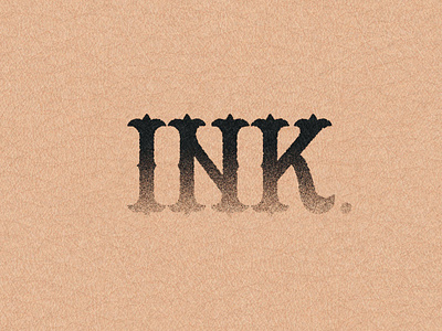 INK adobe brand branding branding design design flat illustrator logo minimal tattoo