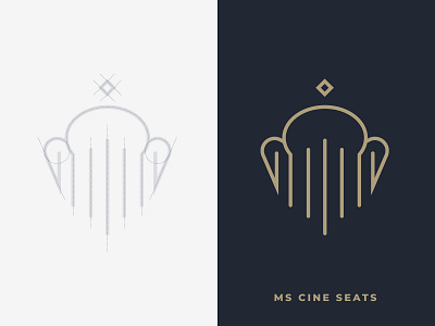 MS Cine Seats - Logo Designing | Brand Identity brand identity branding corporate branding corporate identity illustration logo logo design vector