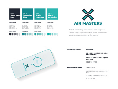 Airmasters Logo | Branding | Corporate Identity air condition air conditioner air conditioning airmasters brand brand design brand identity branding corporate design corporate identity corporate logo logo logo design logotype ventilation