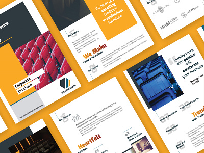 Brochure Design for MS Cine Seats a4 brochure adobe ilustrator auditorium branding branding design brochure brochure design catalog catalog design catalogue catalogue design graphic design hall typogaphy