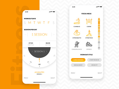 Fitness App UI | Mobile UI | App UI