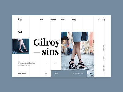 Gilroy Sins - Fashion Website