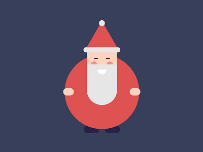 Happy Santa 2d adobe christmas design designer graphicdesign illustration illustrator merry christmas santa