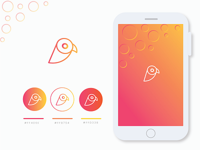 Bird Logo app appdesign art birds branding design graphics icon illustration illustrator logo logodesign minimal typography ui ux vector vectorart web