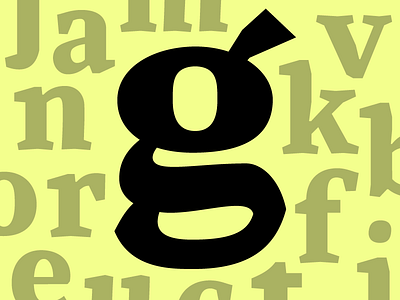 Chunky serif g design font fontflaunt g serif type type design typography