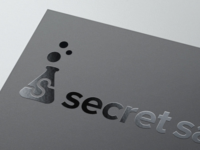 Secret Spot Uv Logo Mockup business card design graphic design logo spot uv typography