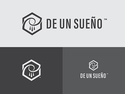 De Un Sueño Logo Mark branding graphic design logo logo design logo mark modern design type typography visual identity