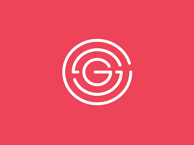 CSG monogram logo mark, direction 3 brand branding graphic design logo logo design logo mark minimalism modern design monogram type typography visual identity