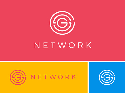 CSG Network Logo Mark Lockups brand branding graphic design logo logo design logo mark minimalism modern design monogram type typography visual identity