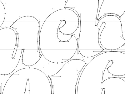 Fatface lettering process