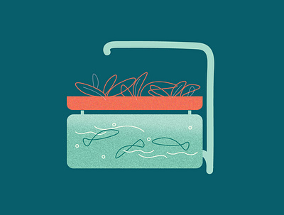 Aquaponics 36daysoftype illustration lettering