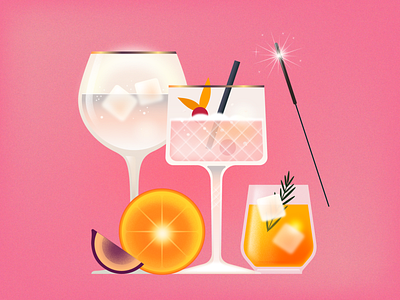 Coctails aperol coctail design drink drinks graphic design illustration illustrator party ui vector