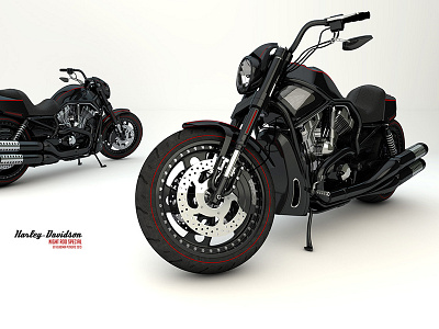 Harley Davidson Night Rod Special 3d bike c4d harley davidson maya model motorcycle night rod special render